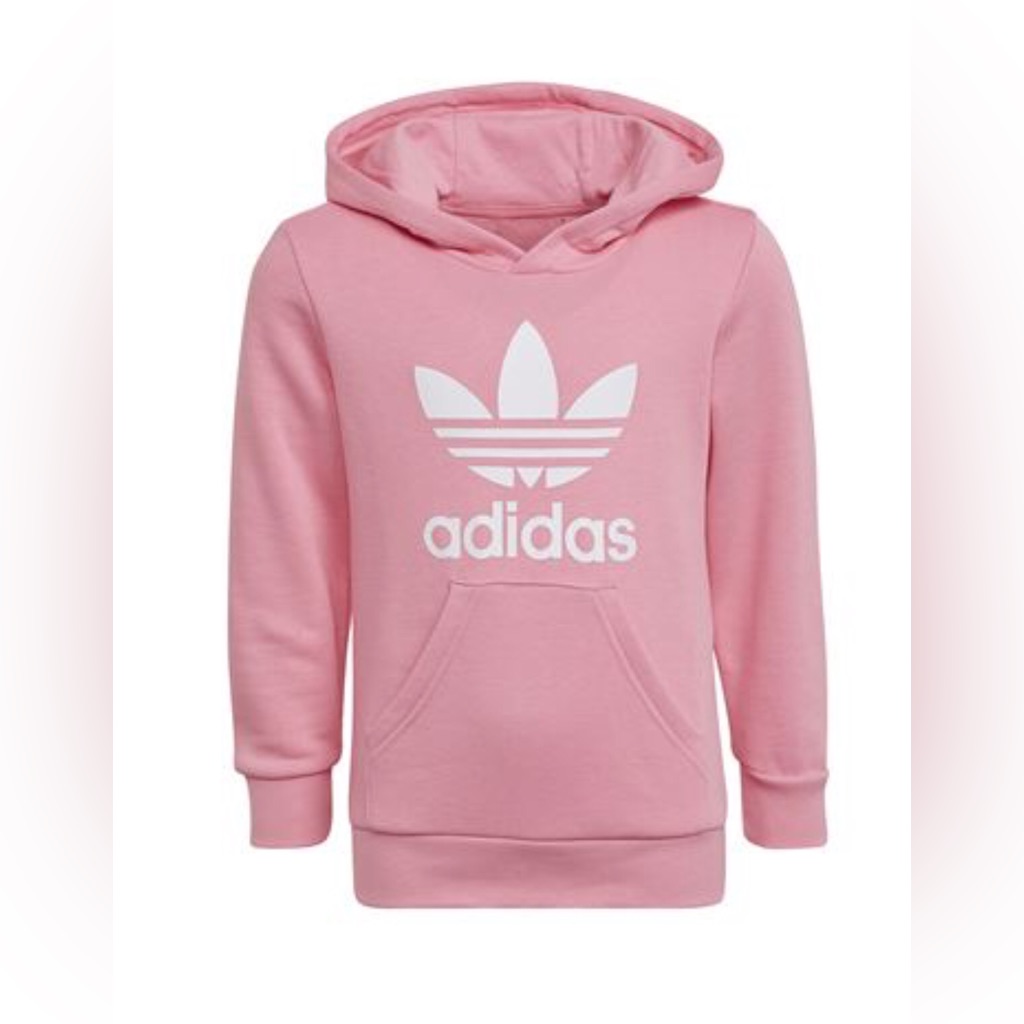 Adidas  Pink Adidas Trefoil Hoodie